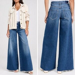 MOTHER The Swisher Sneak Fray Jeans - 27